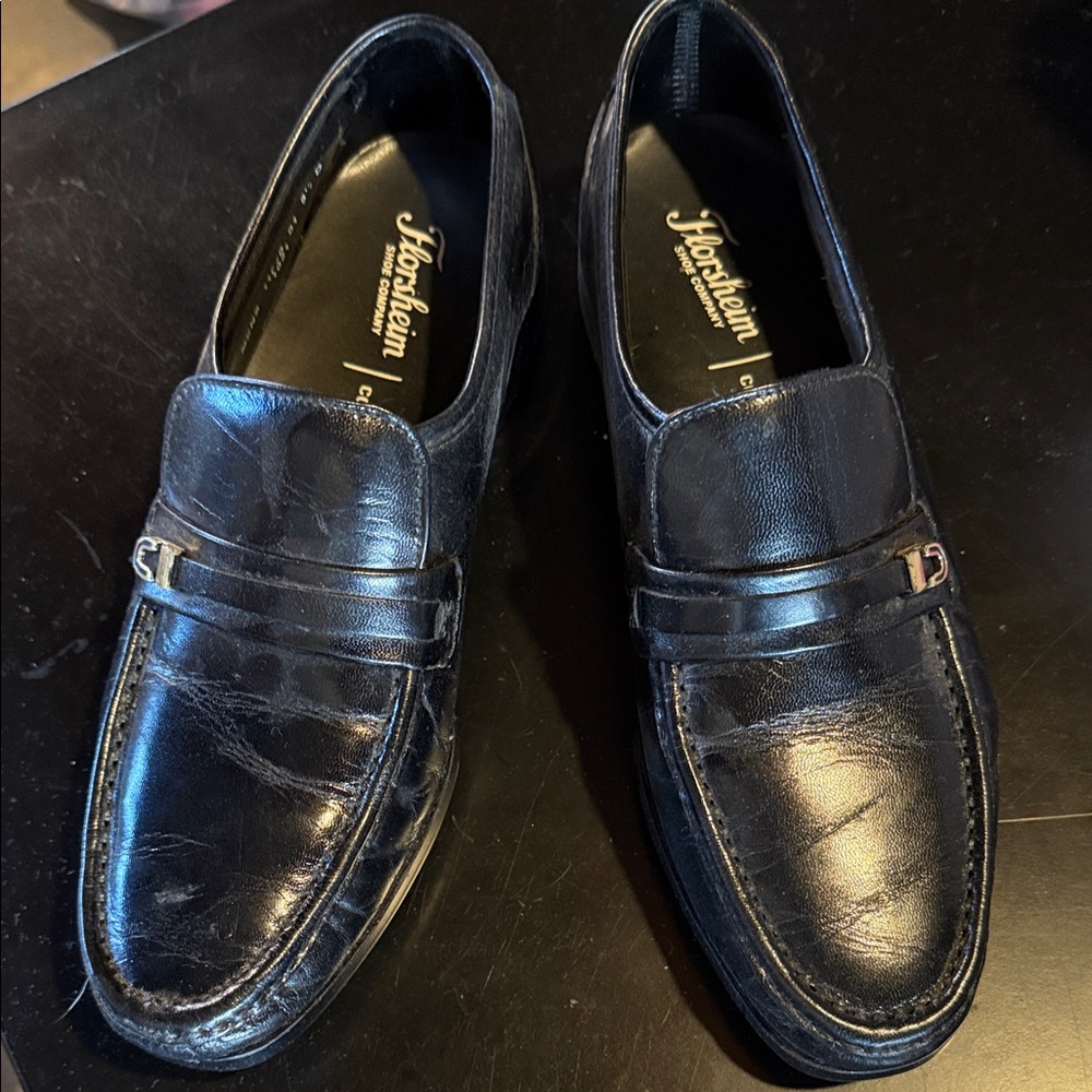 Florsheim Men's Classic Black Leather Slip-Ons